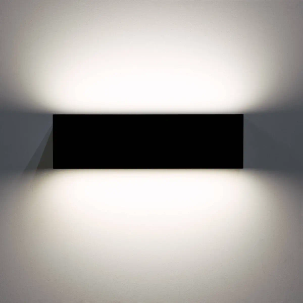 Tarasowy ścienny kinkiet Azzura ABR-LZKO-10W-4000K LED 10W 4000K IP54 czarny