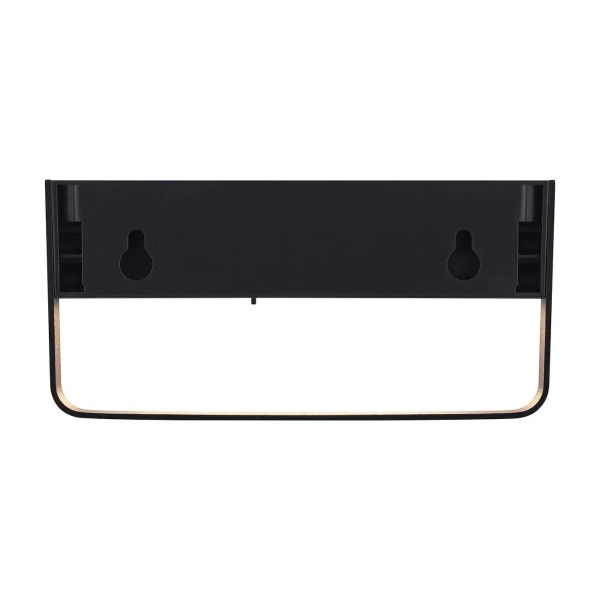 Lampa ścienna Saulio 2518251003 LED 4,45W 3000K z czujnikiem IP44 czarna