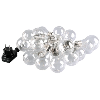 Dekoracyjna girlanda zewnętrzna 20 LED 5,3m 2,7W klimatyczna ciepła