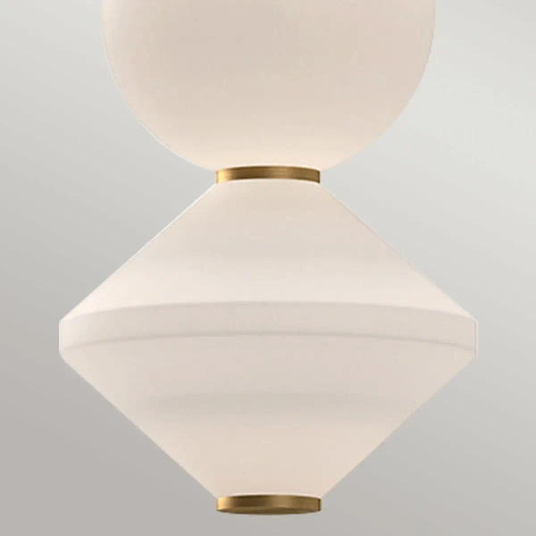 Wisząca lampa Bijou ALM-BIJOU-P3-GD LED 20W 3000K złota biała