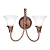 Ścienna lampa retro EM2-COPPER do przedpokoju miedziana