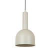 Lampa wisząca nad stół Vitrum 41104 do jadalni kopuła beżowa