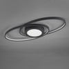 Plafoniera Galaxy R62991142 pierścienie LED 27W 3000K antracyt