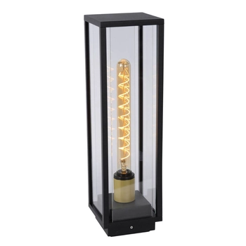 Zewnętrzna lampa stojąca Laurens 27805/50/30 Lucide IP54 loftowa czarna