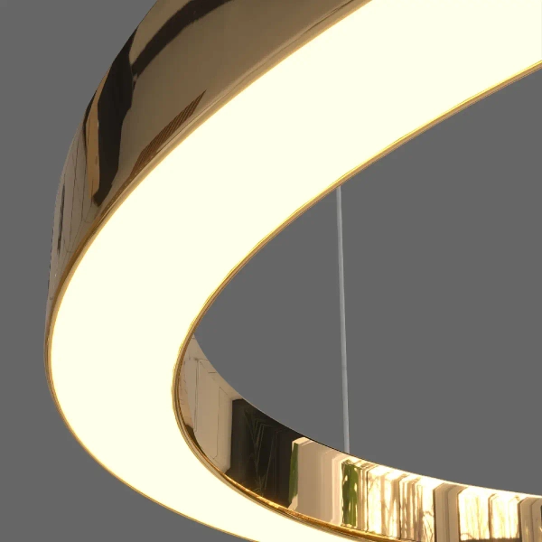 Wisząca lampa do salonu Aurum M PL0116-90-CCT LED 38W CCT złota