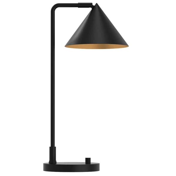Nocna lampa sypialniana Remyck ALM-REMYCK-TL-BK z przełącznikiem czarna