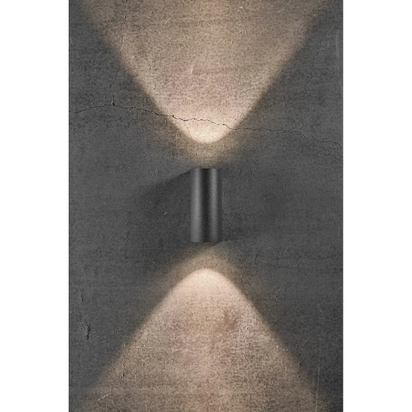 Elewacyjna lampa przed dom Asbol 84971003 LED 13,3W 3000K IP44 czarny