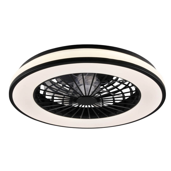 Wentylator sufitowy z pilotem KENYA 325808 LED 48W 3000-6500K czarny