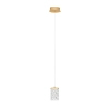 Wisząca lampa glamour SOPH LE-52018 złota LED 6W 3000K tuba do sypialni