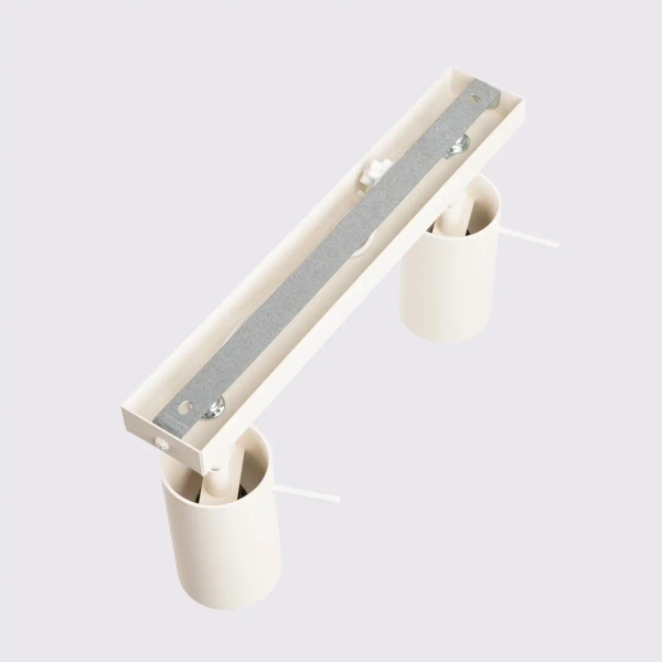 Podwójna lampa sufitowa RING SL.1495 tuba regulowana beżowa