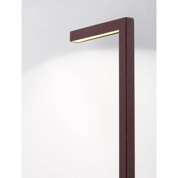 Stojąca lampa na taras BERENDA LE75142 LED 5W 3000K IP65 rdzawy