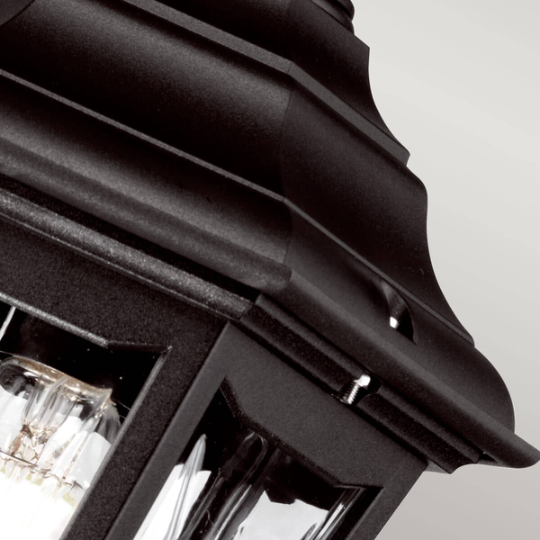 Lampa wisząca industrialna KINSALE-CHAIN Elstead na łańcuchu czarna