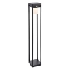 Solarna lampa stojąca do ogrodu Hallam 96930 metalowa IP44 czarna
