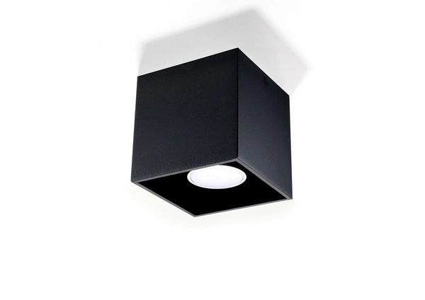 Downlight LAMPA sufitowa SL.0022 metalowa OPRAWA kostka cube czarna