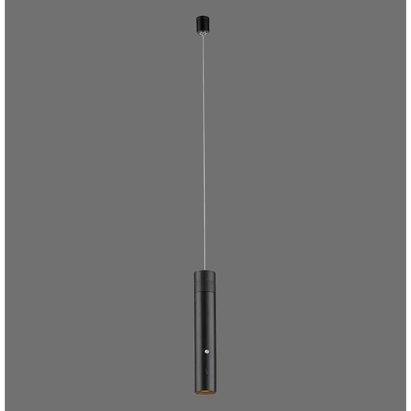 Lampa zwieszana ATTACH 18281-18 Just Light LED 3W 3000K tubka czarny