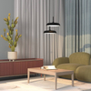 Okrągła lampa wisząca Gerhard MOD189PL-L18B3K1 Maytoni LED 26W 3000K czarna