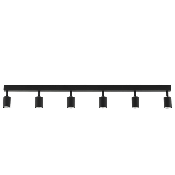 Sufitowa lampa na listwie Top 6178 belka sople do jadalni czarna