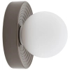 Okrągła ścienna lampa CLAY 11747 kula ball biała brąz