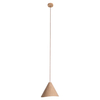 Stożkowa lampa wisząca Sakura P0547 Maxlight Select drewniana jasny brąz