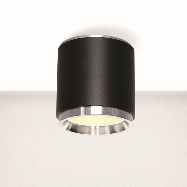 Lampa nasufitowa Reti 310401131 Elkim LED 4,5W 3000K okrągła aluminium czarny