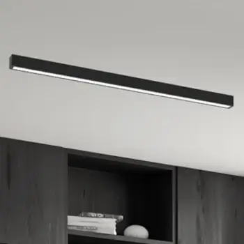 Lampa sufitowa Lungo MLP8910 LED 18W do salonu czarna