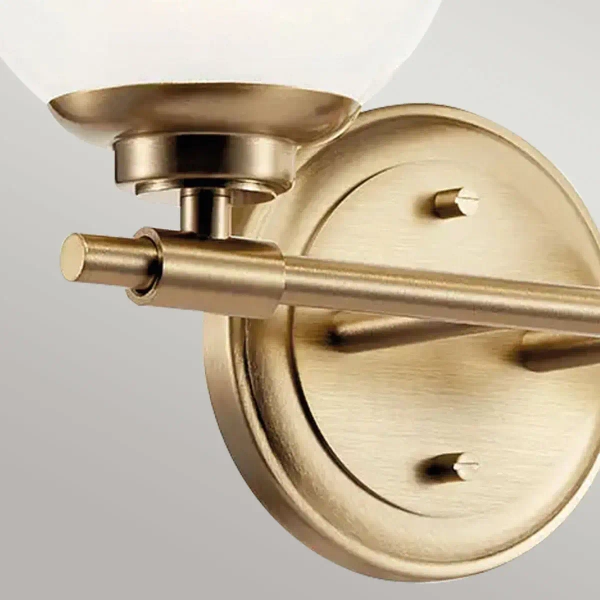 Naścienna lampa nad lustro Benno KL-BENNO2-CPZ IP44 mosiądz