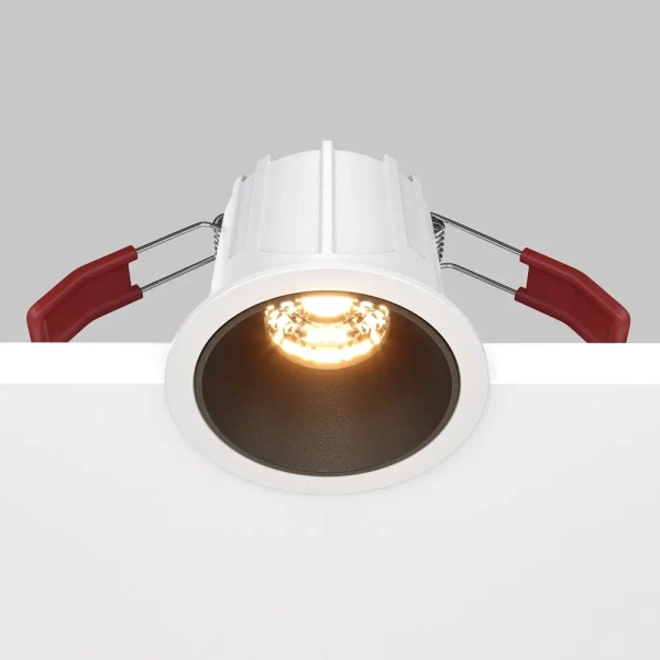 Oprawa sufitowa Alfa DL043-01-10W2.7K-RD-WB-DE LED 10W 2700K biała czarna