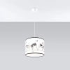 Wielokolorowa lampa wisząca CAT SL.1418 owalna 1xE27 nad wyspę