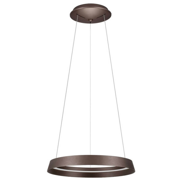 Pierścieniowa lampa zwis BATALLAS LE44788 LED 38W 2700-4000K ściemnialna brązowy
