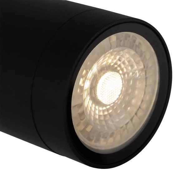 Lampa ścienna elewacyjna Scope O025WL-01B regulowana tuba czarna