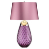 Stolikowa lampa nocna Lena LENA-TL-L-PLUM szklana śliwkowa