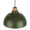 Lampa wisząca skandynawska kopułowa Cap 5665 TK Lighting drewniana zielona