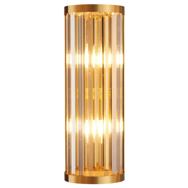 Lampa ścienna glamour EXELLENT ST-88022W przezroczysta złota