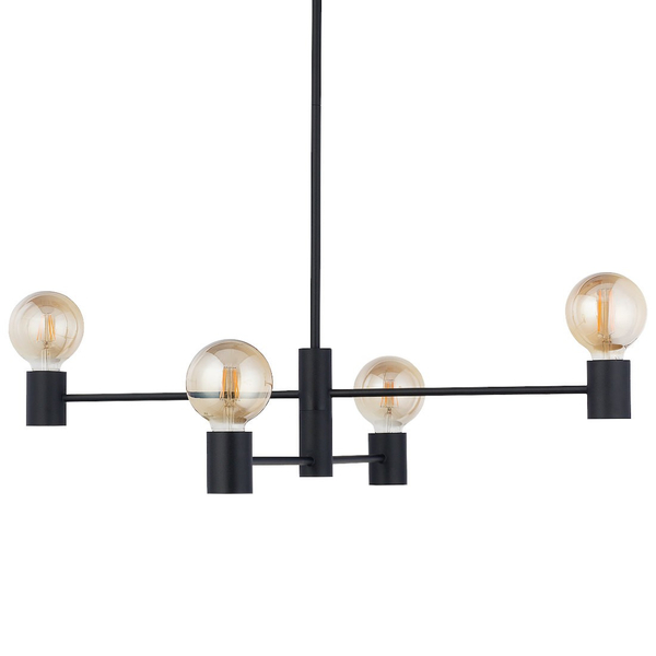 Wisząca LAMPA industrialna RADIUS 7931 Nowodvorski loftowa sufitowa sticks czarne