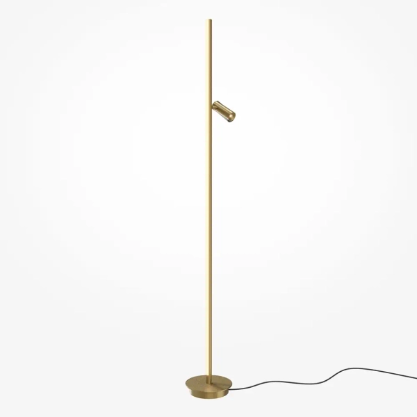 Lampa stojąca do czytania Thin MOD395FL-L28BS3K LED 14W 3000K mosiądz