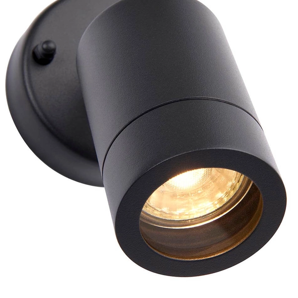 Tarasowa lampa ścienna Palin 78416 regulowana tuba IP44 antracyt