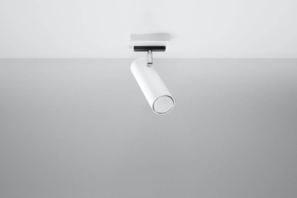 Spot LAMPA sufitowa Direzione SL.0495 Sollux metalowa OPRAWA regulowana tuba biała