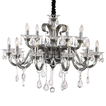 Żyrandol DUNJA 64104-15 świecznikowa z kryształkami maria teresa chrom