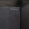 Praktyczna szafka Blax 7551 Richmond Interiors rustykalne dębowe czarne