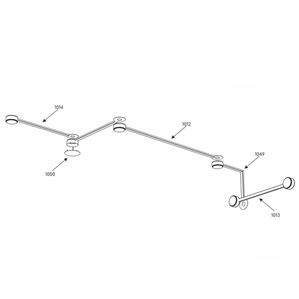 Kątownik do szyn magnetycznych Drop 1049 BROSline metalowy czarny