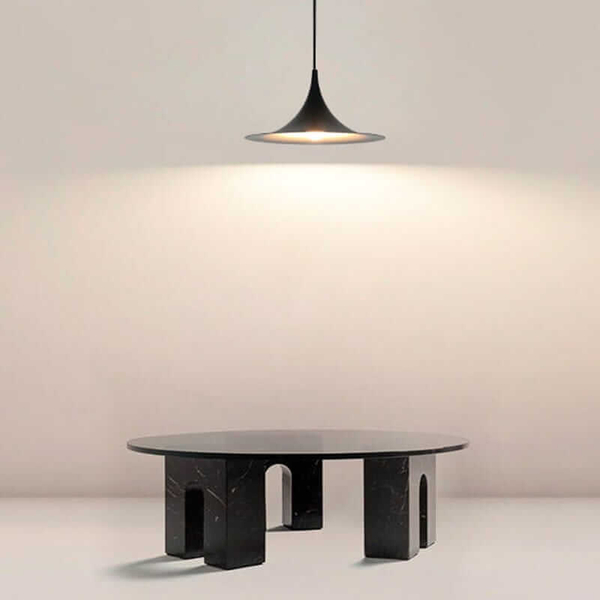 Lampa zawieszana nad stół Oslo ABR-OSLO-B Abruzzo stożek czarna