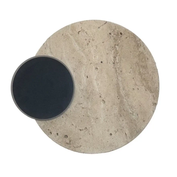 Okrągła lampa ścienna ECLIPSE AZ6668 LED 14W 3000K czarna brązowa