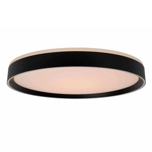 LAMPA sufitowa NURIA 79182/36/30 Lucide plafoniera OPRAWA okrągła natynkowa LED 36W 2700K plafon czarny