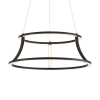 Okrągła lampa wisząca Cadoux QN-CADOUX-P-BK LED 54W 3000K czarny