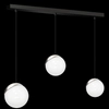 Loftowa lampa wisząca Sfera kule do sypialni białe chrom