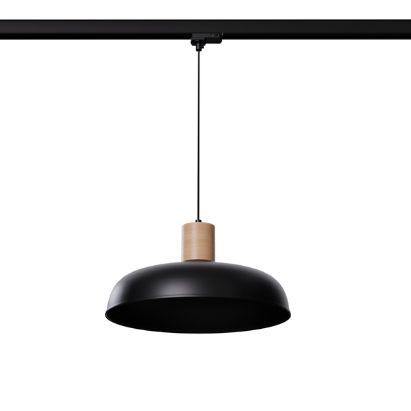 Lampa wisząca do szyny 3-fazowej INDY MYL.00240 z żarówką czarny