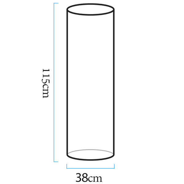 Stojąca lampa ogrodowa tubka Tube ES-DC033 LED 5W RGBW IP65 biała