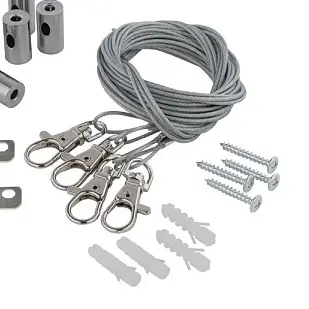 Komplet akcesoriów do zawieszenia lampy CL ITAKA 8314 nikiel