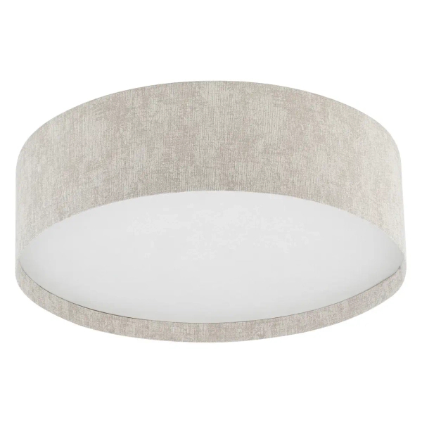 Okrągła lampa sufitowa CEDRO 11671 do jadalni beżowa