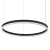Wisząca lampa ring 20260 LED 43W 3000K do salonu czarny